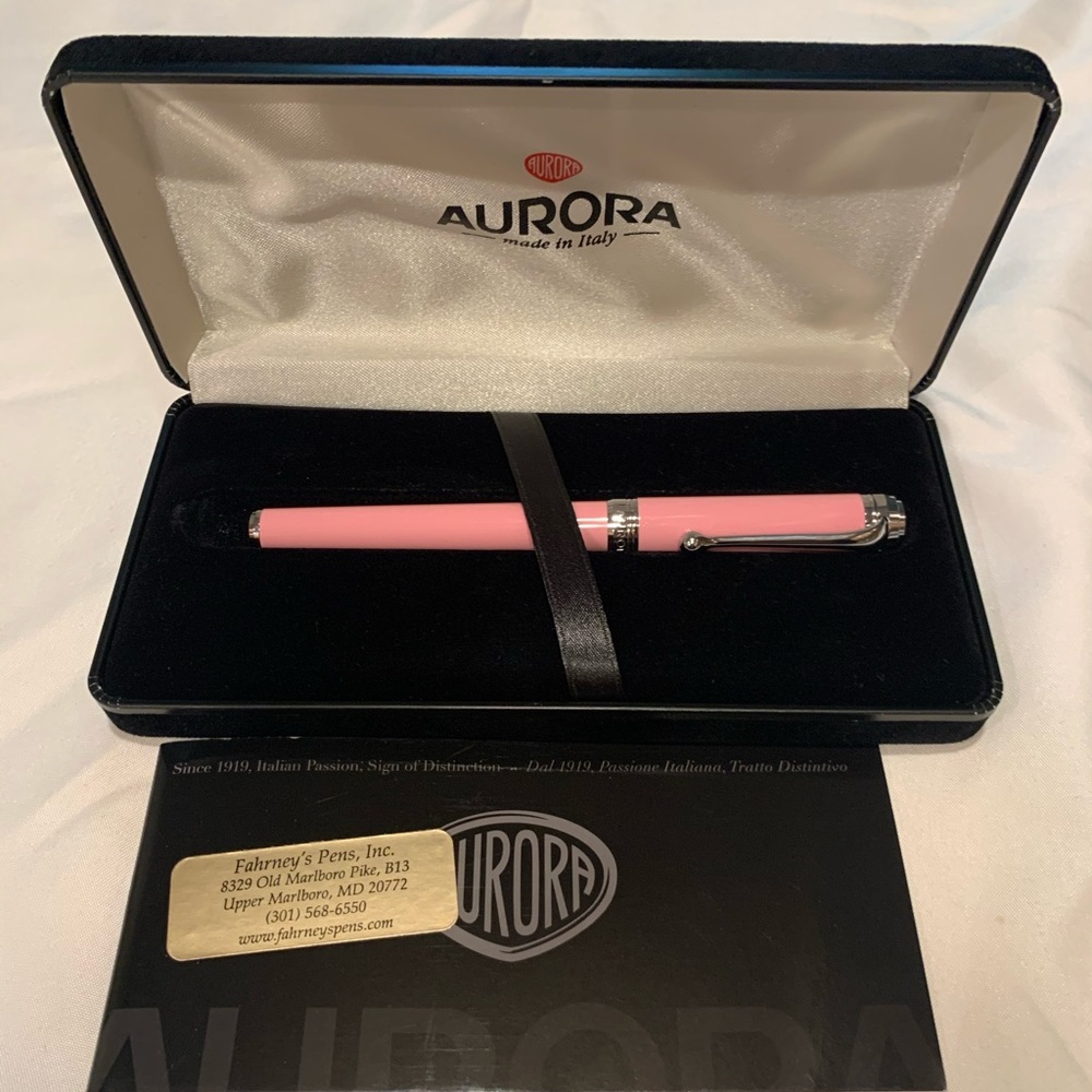 Brand New Aurora “Talentum” Rollerball in Pink